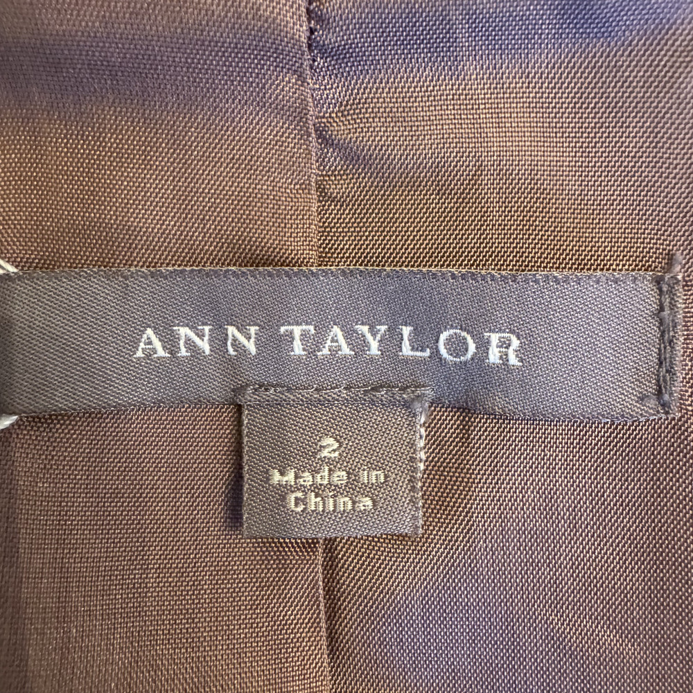Ann Taylor Black Tailored Peplum Blazer - Picture 7 of 8